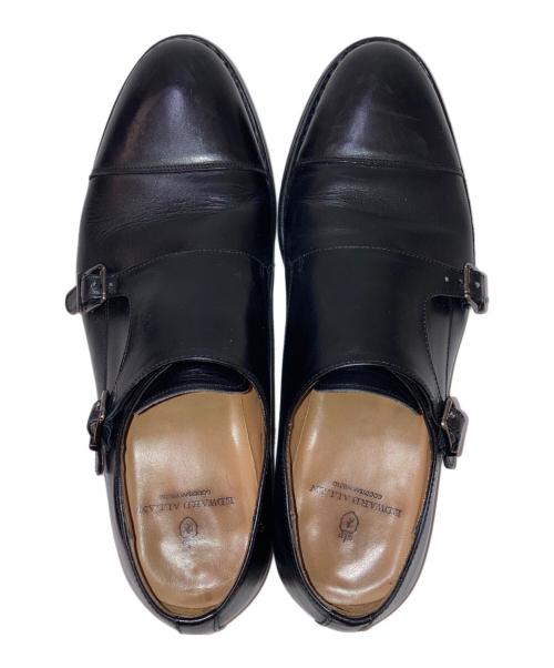EDWARD ALLAN（エドワードアレン）EDWARD ALLAN (エドワードアレン) ダブルモンクストラップシューズ ブラック サイズ:40の古着・服飾アイテム