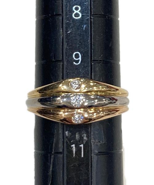 Cartier（カルティエ）Cartier (カルティエ) 750 スリーカラー ダイヤモンド リング サイズ:52だがサイズリペア済の為表記より小さいの古着・服飾アイテム
