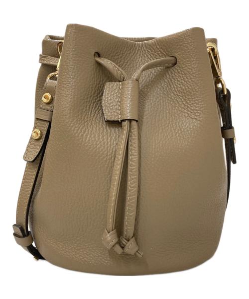 LORISTELLA（ロリステッラ）LORISTELLA (ロリステッラ) レザーショルダーバッグ グレージュの古着・服飾アイテム