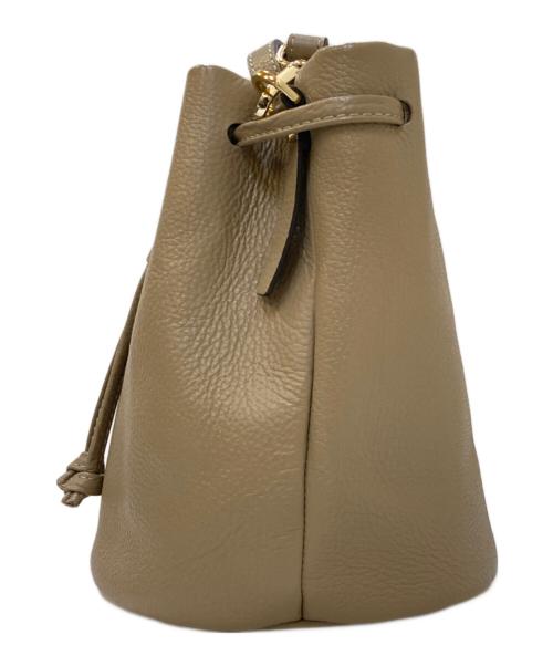 LORISTELLA（ロリステッラ）LORISTELLA (ロリステッラ) レザーショルダーバッグ グレージュの古着・服飾アイテム