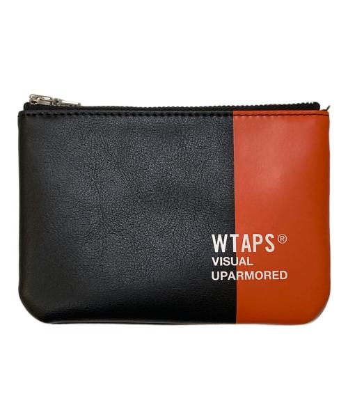 WTAPS（ダブルタップス）WTAPS (ダブルタップス) CREAM M POUCH ポーチ ブラック×オレンジの古着・服飾アイテム