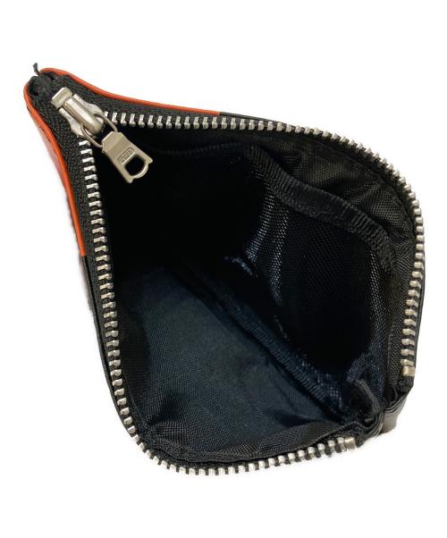 WTAPS（ダブルタップス）WTAPS (ダブルタップス) CREAM M POUCH ポーチ ブラック×オレンジの古着・服飾アイテム