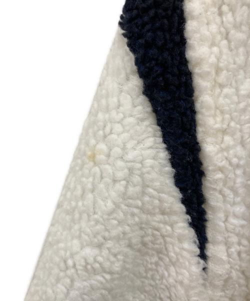 NIKE（ナイキ）NIKE (ナイキ) Nike Big Swoosh Reversible Boa Jacket ホワイト×ブラック/ネイビー サイズ:Lの古着・服飾アイテム