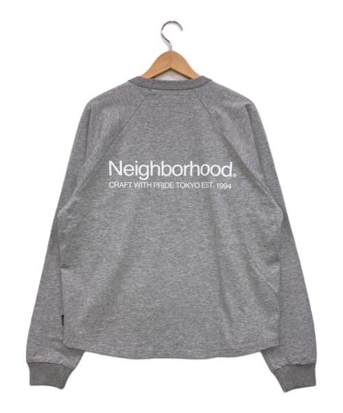 NEIGHBORHOOD（ネイバーフッド）NEIGHBORHOOD (ネイバーフッド) RUSSELL ATHLETIC (ラッセルアスレチック) ロゴロングスリーブカットソー グレー サイズ:Sの古着・服飾アイテム