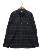 THE NORTH FACEザ ノース フェイス）の古着「L/S Stretch Flannel Shirt」｜ブラック