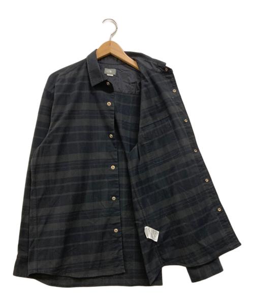 THE NORTH FACE（ザ ノース フェイス）THE NORTH FACE (ザ ノース フェイス) L/S Stretch Flannel Shirt ブラック サイズ:Lの古着・服飾アイテム