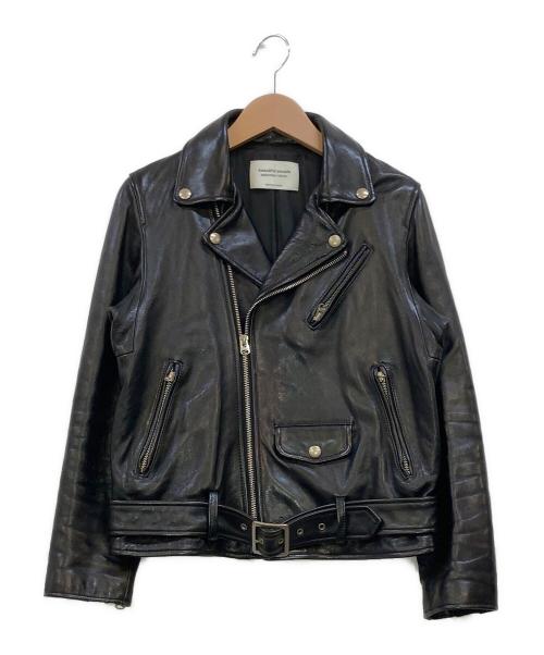 beautiful people（ビューティフルピープル）beautiful people (ビューティフルピープル) ライダースジャケット ブラック サイズ:150の古着・服飾アイテム