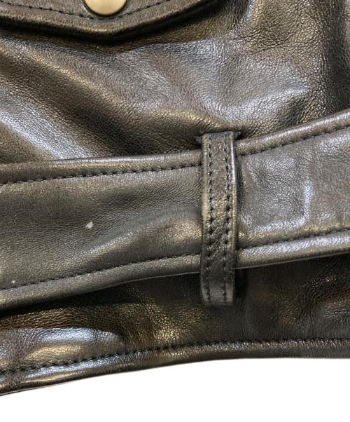 beautiful people（ビューティフルピープル）beautiful people (ビューティフルピープル) ライダースジャケット ブラック サイズ:150の古着・服飾アイテム