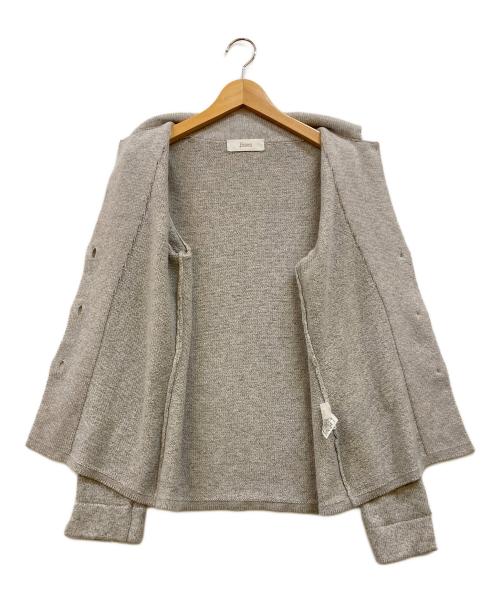 HERNO（ヘルノ）HERNO (ヘルノ) カシミヤ混ニットカーディガン グレー サイズ:42の古着・服飾アイテム