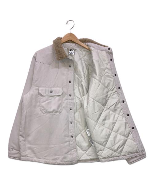 NIKE SB（ナイキエスビー）NIKE SB (ナイキエスビー) ルーズフィット ボア襟ジャケット グレー サイズ:XLの古着・服飾アイテム