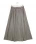 icB (アイシービー) 【洗える】 エステルメモリータフタ ロングスカート オリーブ サイズ:6(11)：5000円