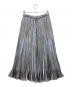23区 (ニジュウサンク) シャイニー プリーツスカート シルバー サイズ:36(7)：8000円