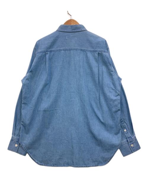 23区denim（ニジュウサンク デニム）23区denim (ニジュウサンク デニム) ライトオンスデニムシャツ ブルー サイズ:40の古着・服飾アイテム
