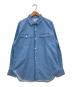 23区denim（ニジュウサンク デニム）の古着「ライトオンスデニムシャツ」｜ブルー