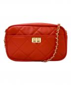 23区ニジュウサンク）の古着「キルティングショルダーバッグ」｜オレンジ