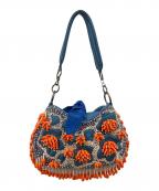 JAMIN PUECHジャマンピュエッシュ）の古着「ミニビーズバッグ」｜ネイビー