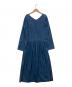 45rpm (45アールピーエム) バックボタンデニムワンピース インディゴ サイズ:2：11000円