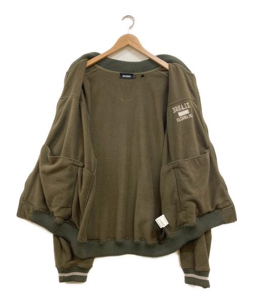 X-LARGE（エクストララージ）X-LARGE (エクストララージ) フリースジャケット オリーブ サイズ:XLの古着・服飾アイテム