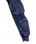 中古・古着 DIESEL (ディーゼル) DIESEL S-GINNET ウォッシュ加工スウェット MA-1ジャケット インディゴ サイズ:L：11000円