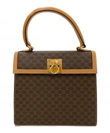 CELINE（セリーヌ）の古着「ヴィンテージ マカダム フラップハンドバッグ」｜ブラウン