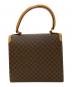 CELINE (セリーヌ) ヴィンテージ マカダム フラップハンドバッグ ブラウン：72000円