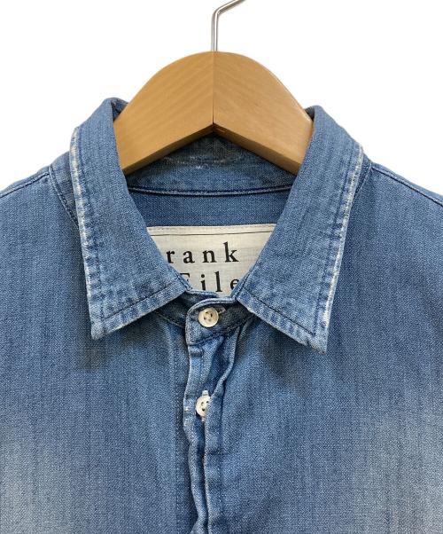 Frank&Eileen（フランクアンドアイリーン）Frank&Eileen (フランクアンドアイリーン) LUKE FDWD ストーンウォッシュド インディゴ デニムシャツ ブルー サイズ:Sの古着・服飾アイテム