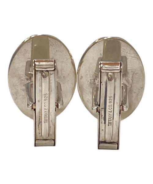 TIFFANY & Co.（ティファニー）TIFFANY & Co. (ティファニー) グルーブド ライン オーバル カフス カフリンクス シルバー サイズ:下記参照の古着・服飾アイテム