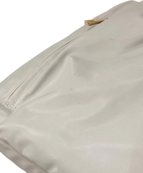 PELLE BORSA（ペレボルサ）PELLE BORSA (ペレボルサ) ハンドルハラコサイドジップハンドバッグ グレーの古着・服飾アイテム