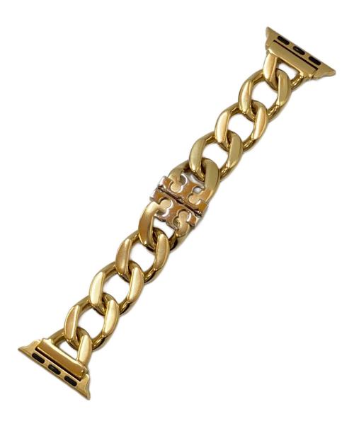 TORY BURCH（トリーバーチ）TORY BURCH (トリーバーチ) Apple Watch ブレイドバンド ゴールドカラー サイズ:38MM/40MMの古着・服飾アイテム