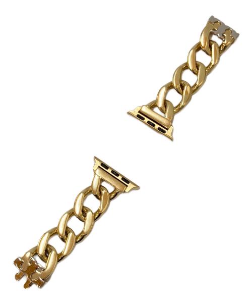 TORY BURCH（トリーバーチ）TORY BURCH (トリーバーチ) Apple Watch ブレイドバンド ゴールドカラー サイズ:38MM/40MMの古着・服飾アイテム
