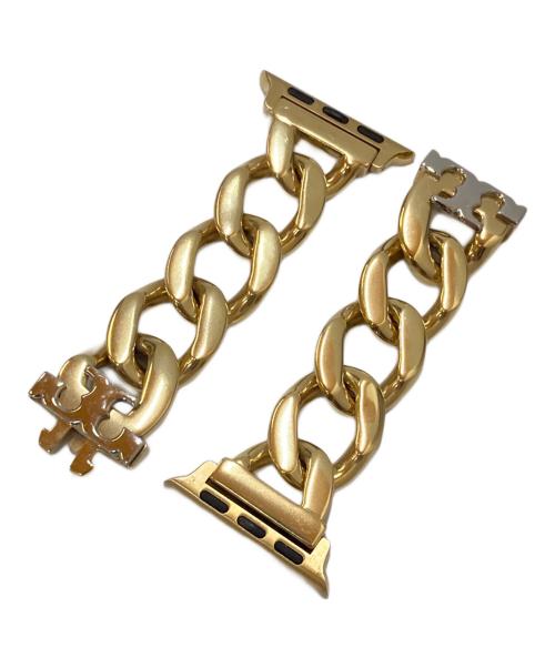 TORY BURCH（トリーバーチ）TORY BURCH (トリーバーチ) Apple Watch ブレイドバンド ゴールドカラー サイズ:38MM/40MMの古着・服飾アイテム