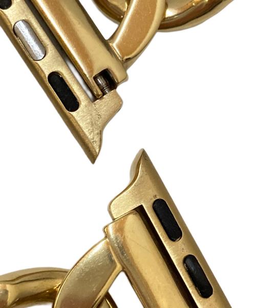 TORY BURCH（トリーバーチ）TORY BURCH (トリーバーチ) Apple Watch ブレイドバンド ゴールドカラー サイズ:38MM/40MMの古着・服飾アイテム