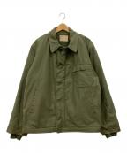 U'S NAVYアメリカ海軍）の古着「A-2 デッキジャケット」｜オリーブ