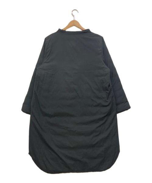 芽風（メフウ）芽風 (メフウ) ドットリバーシブルダウンコート ブラック サイズ:38の古着・服飾アイテム