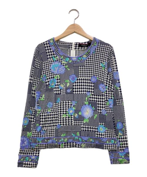 LEONARD FASHION（レオナールファッション）LEONARD FASHION (レオナールファッション) 総柄カットソー グレー サイズ:40の古着・服飾アイテム