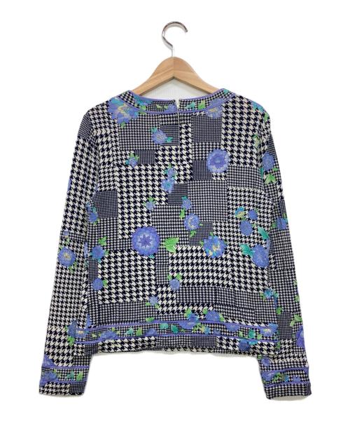 LEONARD FASHION（レオナールファッション）LEONARD FASHION (レオナールファッション) 総柄カットソー グレー サイズ:40の古着・服飾アイテム