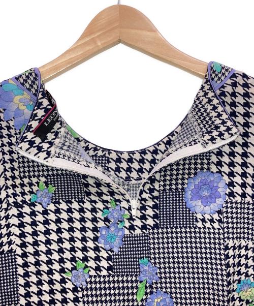 LEONARD FASHION（レオナールファッション）LEONARD FASHION (レオナールファッション) 総柄カットソー グレー サイズ:40の古着・服飾アイテム