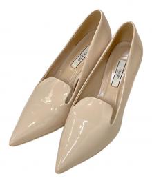CELFORD（セルフォード）の古着「エナメルパンプス」｜ベージュ