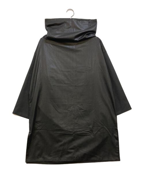132 5. ISSEY MIYAKE（132 5. イッセイ ミヤケ）132 5. ISSEY MIYAKE (132 5. イッセイ ミヤケ) モックネックロングカットソー ブラック サイズ:2の古着・服飾アイテム