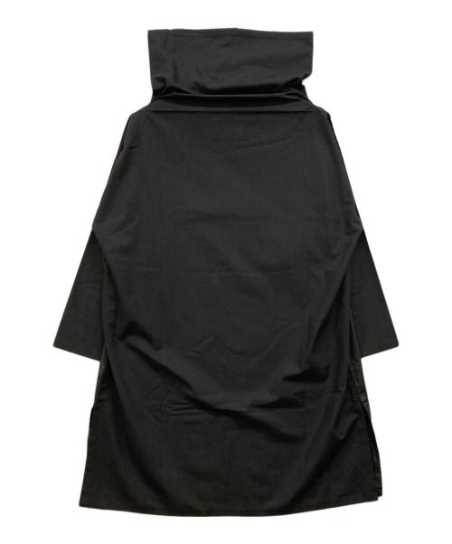 132 5. ISSEY MIYAKE（132 5. イッセイ ミヤケ）132 5. ISSEY MIYAKE (132 5. イッセイ ミヤケ) モックネックロングカットソー ブラック サイズ:2の古着・服飾アイテム