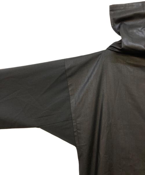 132 5. ISSEY MIYAKE（132 5. イッセイ ミヤケ）132 5. ISSEY MIYAKE (132 5. イッセイ ミヤケ) モックネックロングカットソー ブラック サイズ:2の古着・服飾アイテム