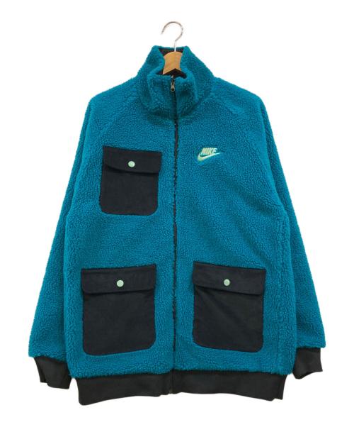 NIKE（ナイキ）NIKE (ナイキ) リバーシブルフリースジャケット グリーン サイズ:Lの古着・服飾アイテム
