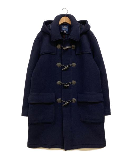 BROOKS BROTHERS（ブルックスブラザーズ）BROOKS BROTHERS (ブルックスブラザーズ) 裏地チェック ロングダッフルコート ネイビー サイズ:Lの古着・服飾アイテム