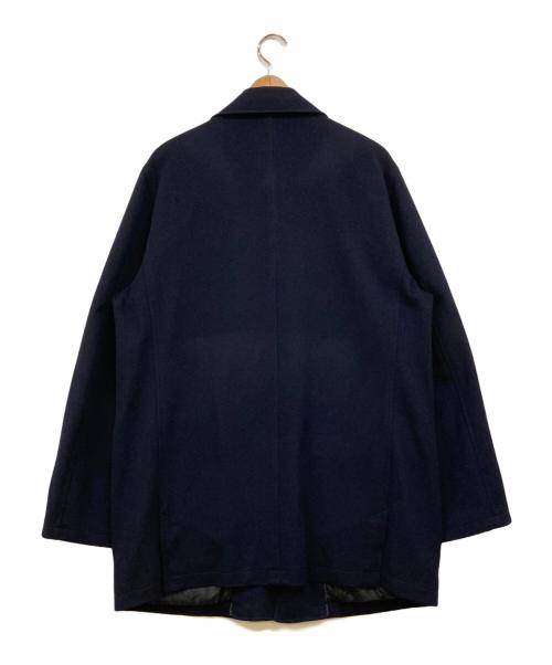 BROOKS BROTHERS（ブルックスブラザーズ）BROOKS BROTHERS (ブルックスブラザーズ) ロロピアーナ ウールステンカラーコート ネイビー サイズ:Lの古着・服飾アイテム