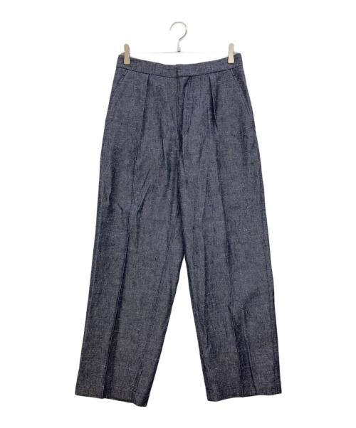 DRAWER（ドゥロワー）DRAWER (ドゥロワー) SUMMER ツイルテーパードパンツ ネイビー サイズ:38の古着・服飾アイテム