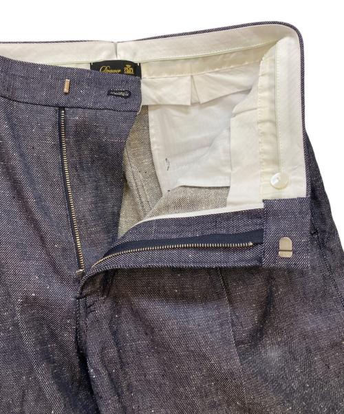 DRAWER（ドゥロワー）DRAWER (ドゥロワー) SUMMER ツイルテーパードパンツ ネイビー サイズ:38の古着・服飾アイテム