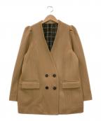 anplegantアンプレガント）の古着「ジャケットコート」｜キャメル