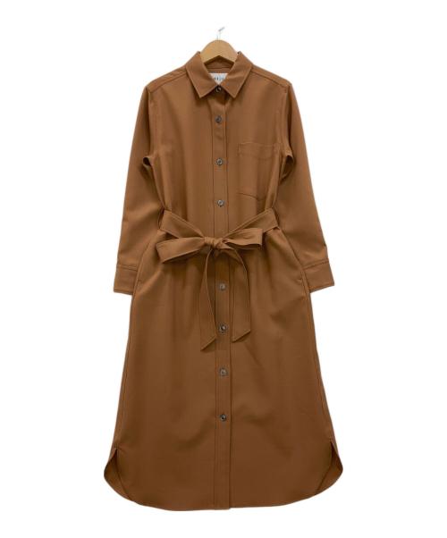 SOEJU（ソージュ）SOEJU (ソージュ) ソフトオックスシャツワンピース ブラウン サイズ:XSの古着・服飾アイテム