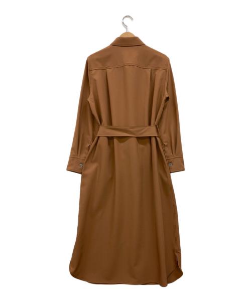 SOEJU（ソージュ）SOEJU (ソージュ) ソフトオックスシャツワンピース ブラウン サイズ:XSの古着・服飾アイテム