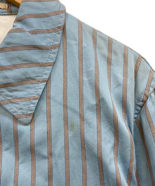 COMME des GARCONS HOMME（コムデギャルソン オム）COMME des GARCONS HOMME (コムデギャルソン オム) ストライプジャケット ブルー サイズ:Mの古着・服飾アイテム